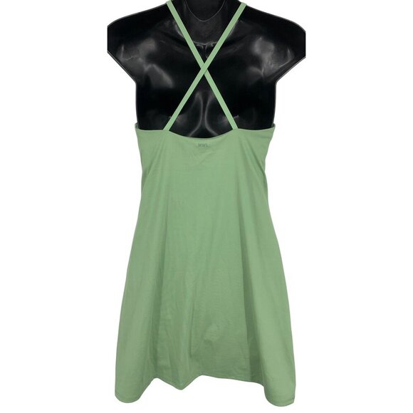 Madewell MWL Dress A-Line Size Small S Green Shelf Bra A-Line Stretch NWT New - Picture 4 of 7
